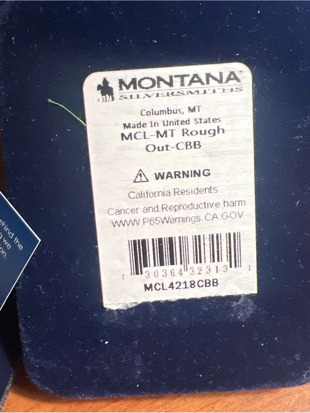 Montana Silversmiths Rough Out Money Clip - NIB